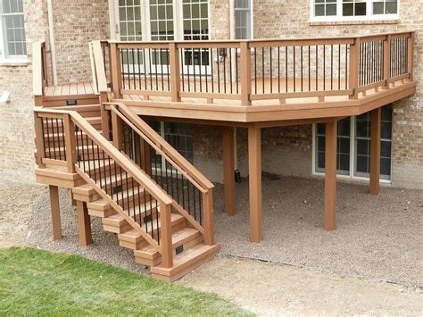 Deck-Stair-Railing-Ideas-Pictures #deckconstruction Deck Stair Railing ...