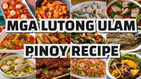 MGA LUTONG ULAM RECIPE | LUTONG PINOY | ULAM IDEAS | LUTONG ULAM NG ...