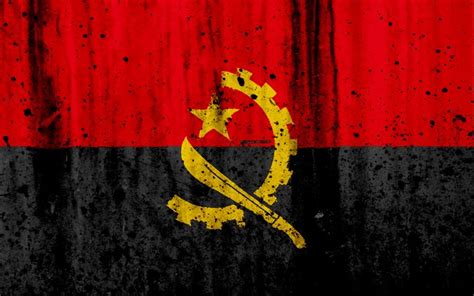 Download wallpapers Angolan flag, 4k, grunge, flag of Angola, Africa ...