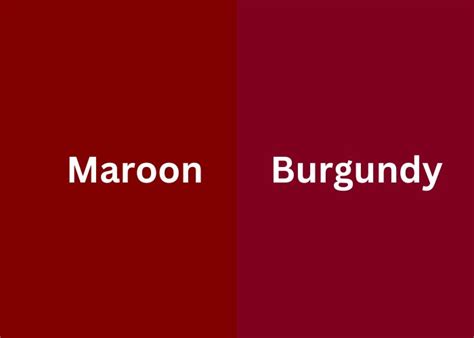 Maroon vs Burgundy Comparison Guide: What's the Difference?