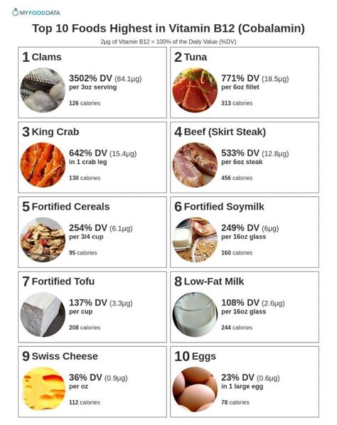 Vegetables With High Vitamin B12 Content