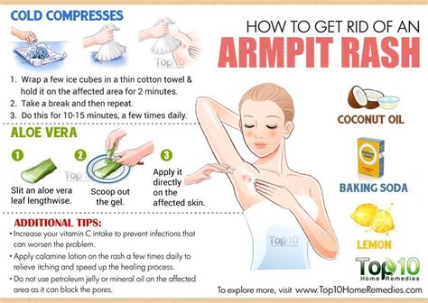 how to get rid of an armpit rash #howtogetridofcysticacne | Armpit rash ...