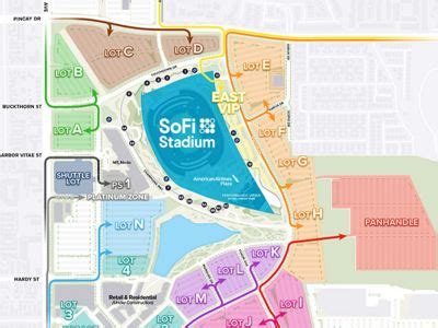 Sofi Stadium Parking Map - Middle East Map