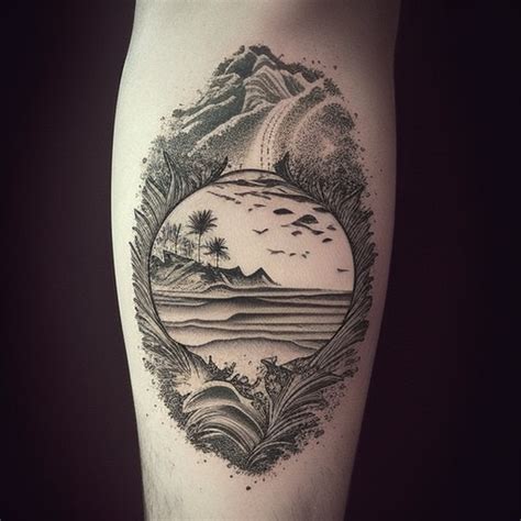 92 Beach Themed Tattoo Ideas - TattooClue.com