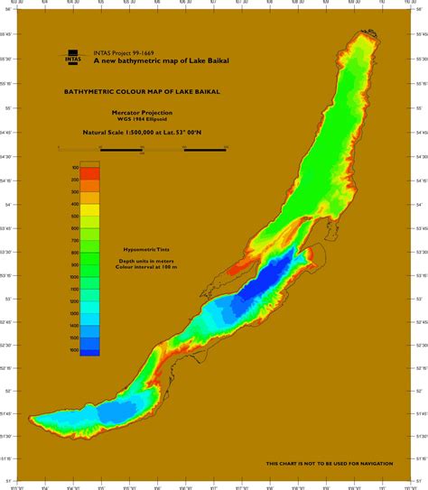 Pools and riffles: Map Monday 19: Bathymetry of Lake Baikal