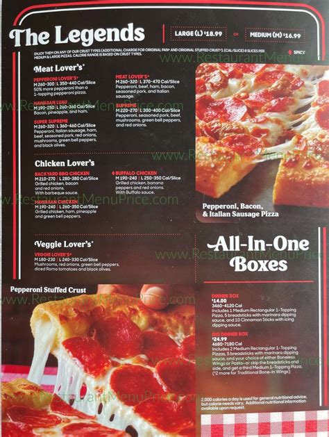 Pizza Hut Menu With Prices (Updated: July 2024)