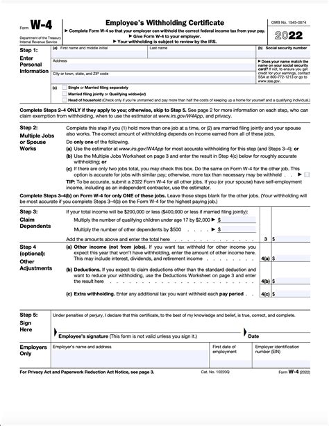 Printable W4V Form