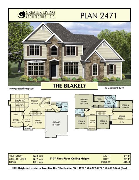 Greater Living Architecture | Craftsman house plans, House blueprints ...