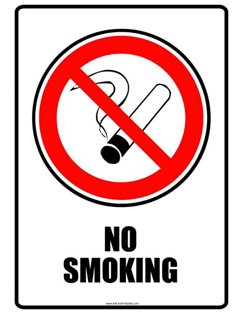 No Smoking Signs | Poster Template