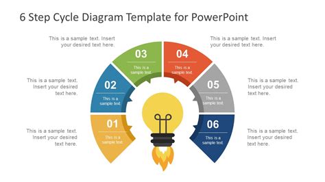 6 Step Cycle Diagram PowerPoint Template - SlideModel