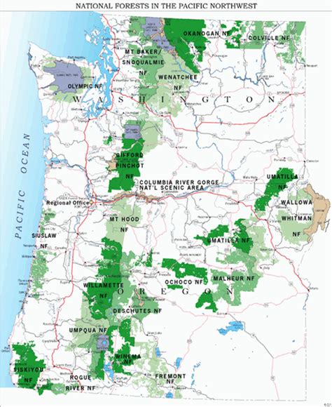 Oregon State Parks Camping Map - Printable Map