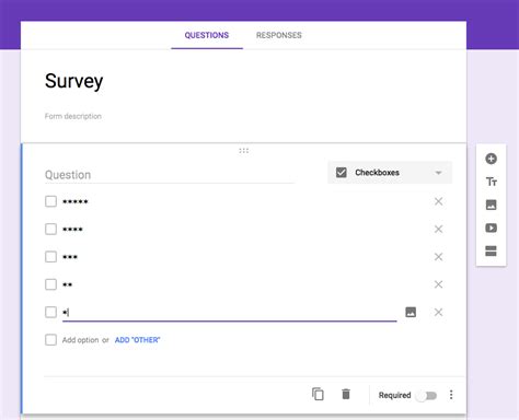 Survey Template Google Forms