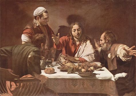 Supper at Emmaus - Caravaggio - WikiArt.org - encyclopedia of visual arts