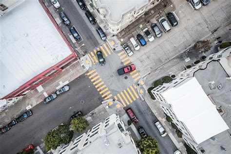 Royalty-Free photo: Street Road Intersection From Above | PickPik