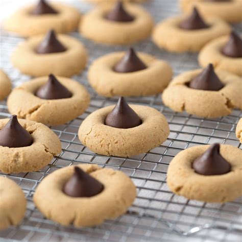 Dark Chocolate-Peanut Butter Blossom Cookies Recipe - EatingWell