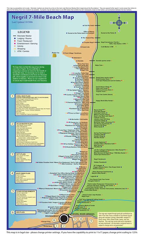 Negril Jamaica Map - Beach | This map was created by others … | Flickr