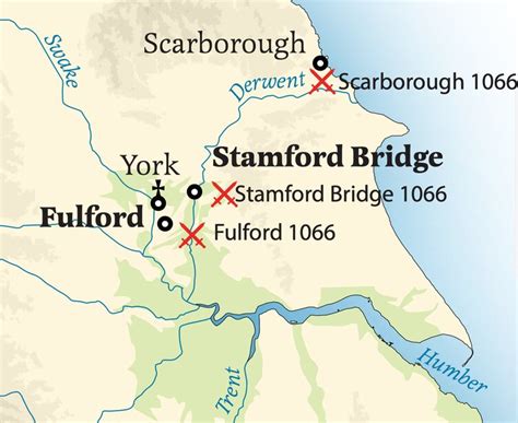 map fulford stamford battles - Medievalists.net