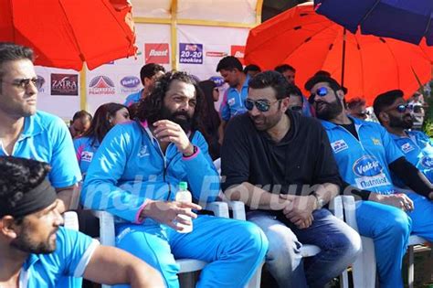 Sunny Deol and Bobby Deol Snapped at CCL Match Photo