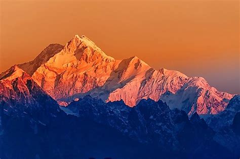 Highest Mountains In India - WorldAtlas.com