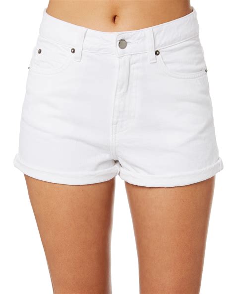 Dr Denim Womens Jenn Denim Short - White | SurfStitch