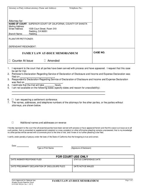 Attorney for SUPERIOR COURT of CALIFORNIA, COUNTY - Fill Out and Sign ...