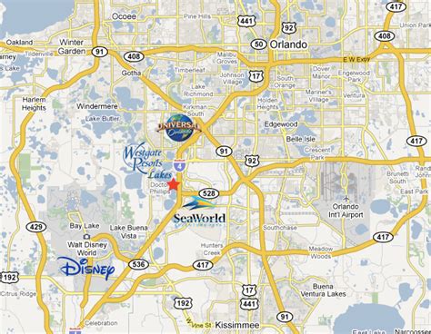 Westgate Lakes Resort Location & Map