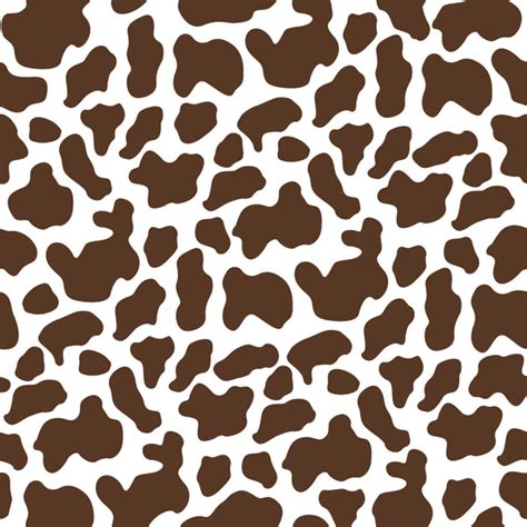 Brown Cow Spots Patterned Vinyl Sheet - iCraftVinyl