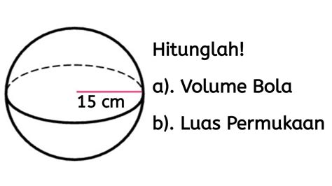 Cara Mudah Menghitung Volume dan Luas Permukaan Bola - YouTube