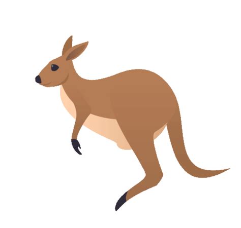 Kangaroo Joypixels GIF - Kangaroo Joypixels Jumping - Discover & Share GIFs