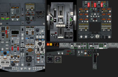 737 Cockpit Panels