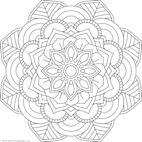 Lotus Mandala Coloring Page at GetColorings.com | Free printable ...