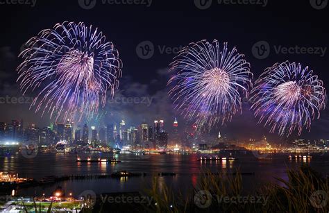 New York City Manhattan fireworks 8336845 Stock Photo at Vecteezy