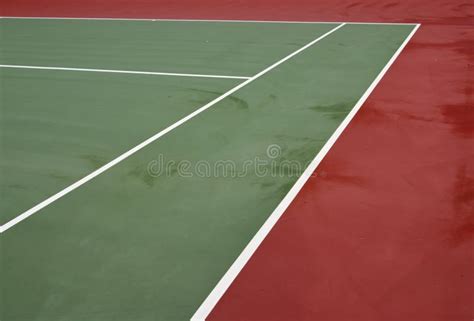 Tennis court lines stock image. Image of weather, tennis - 9611215