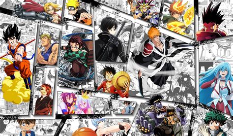 Anime Collage Wallpapers Top Free Anime Collage Backgrounds, 49% OFF