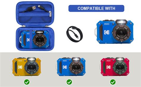 Amazon.com : Supmay Hard Protective Case for Kodak PIXPRO WPZ2 Rugged ...