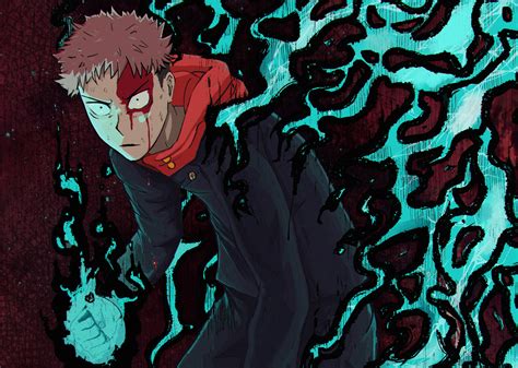 ArtStation - Yuji Itadori : Divergent Fist / Jujutsu Kaisen