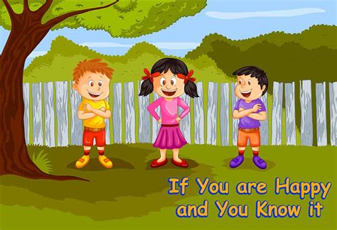 If You Are Happy And You Know It | Nursery Rhyme For Kids With Lyrics