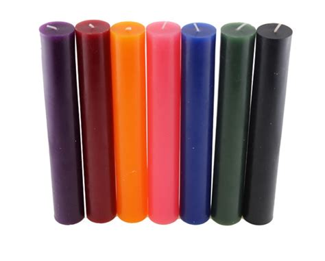 Factory wholesale colored vanilla scented green pillar candles – Candel ...