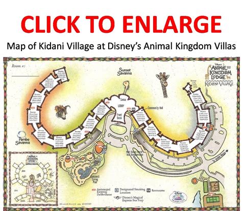 Disney's Animal Kingdom Lodge Map