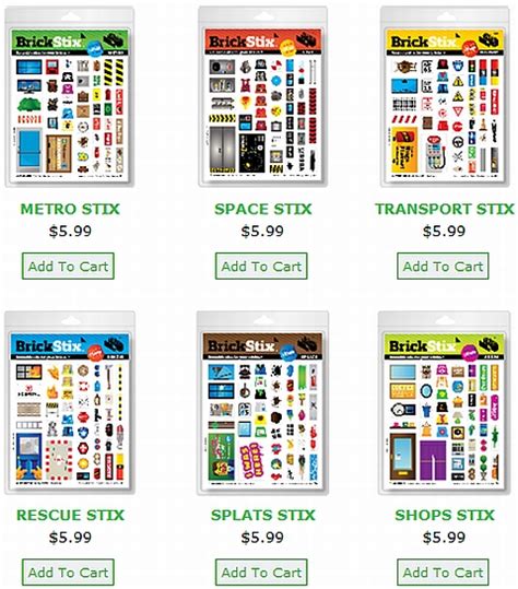 BrickStix – stickers for your LEGO bricks!