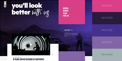 50 Gorgeous Color Schemes From Stunning Websites