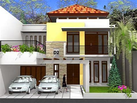 Rumah Minimalis 2 Lantai Type 36 Pojok - Desain Rumah Aesthetic