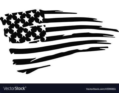 Usa flag distressed american flag we the people Vector Image