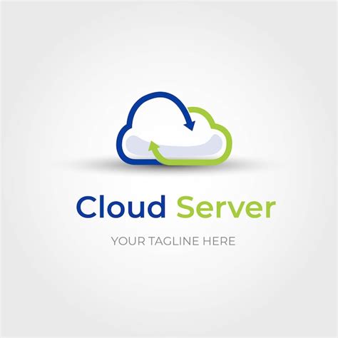 Premium Vector | Cloud Server Logo