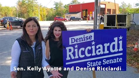 Sen. Kelly Ayotte and Denise Ricciardi at the Bedford Transfer Station ...