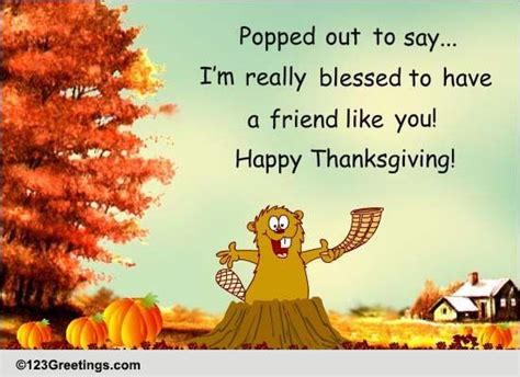 Happy Thanksgiving Friend! Free Friends eCards, Greeting Cards | 123 ...