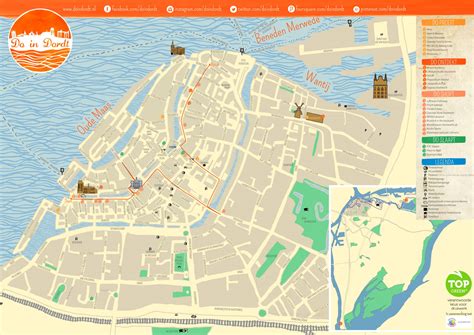 Dordrecht Tourist Map