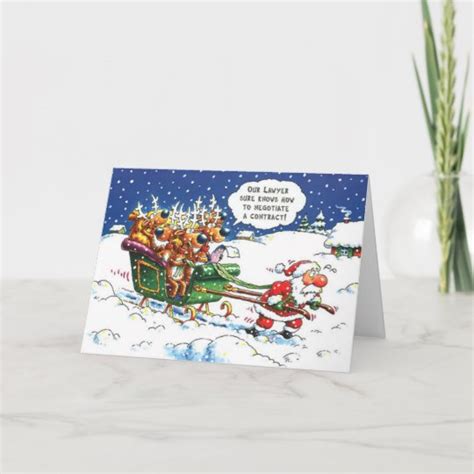 Lawyers Christmas Holiday Card | Zazzle.com