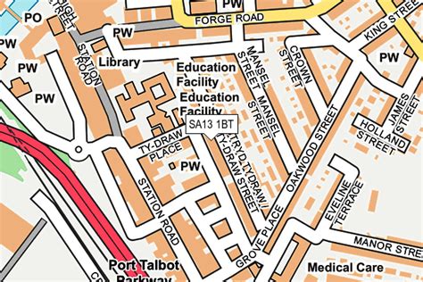 SA13 1BT maps, stats, and open data