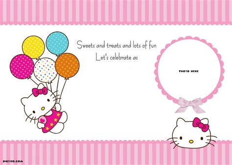 FREE Personalized Hello Kitty Birthday Invitations | FREE PRINTABLE ...